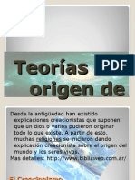 teorasdelorigendelavida-111125195315-phpapp01.ppt