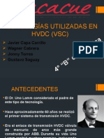 Tecnologías Utilizadas en Hvdc (Vsc)Javier Capa