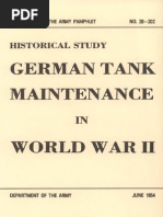 German Tank Maintenance