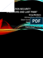 Information Security "1password and Last Pass"