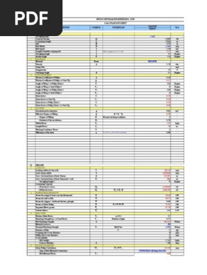 Conveyor Calculation Sheet Draft Pdf Belt Mechanical Friction