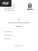 Download Essay about Bullying by Angela Mara Jara SN282209895 doc pdf