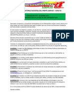 COMUNICADO N°008 SOBRE LA CONFORMACION DE LAS OED EN LIMA METROPOLITANA