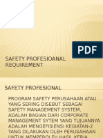 Safety Profesional Requirement R1