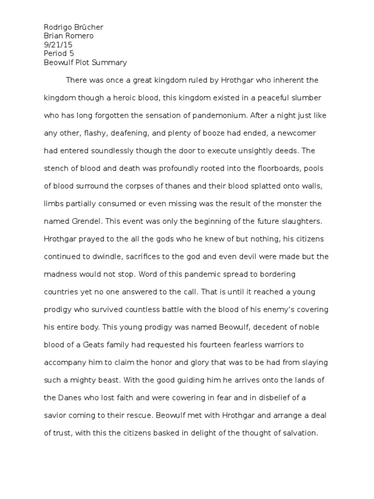 Beowulf summary pdf picture