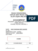 Assignment: Kolej Vokasional Datuk Seri Mohd Zin Alor Gajah, Melaka