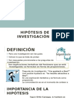 Hipótesis de Investigación