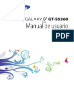 User's Manual Samsung Galaxy Young GT-S5360L