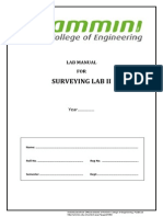 CE09 407 (P) - Surveying Lab II