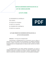 04 - LEY 27398, Que Modifica Ley Conciliación #26872