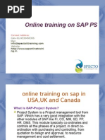 Sap Ps Online Trining in Us,Uk,Canada and certification courses