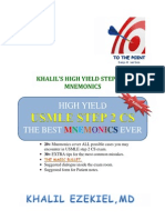 KHALIL High Yeild Step 2 CS Mnemonic-2nd Ed
