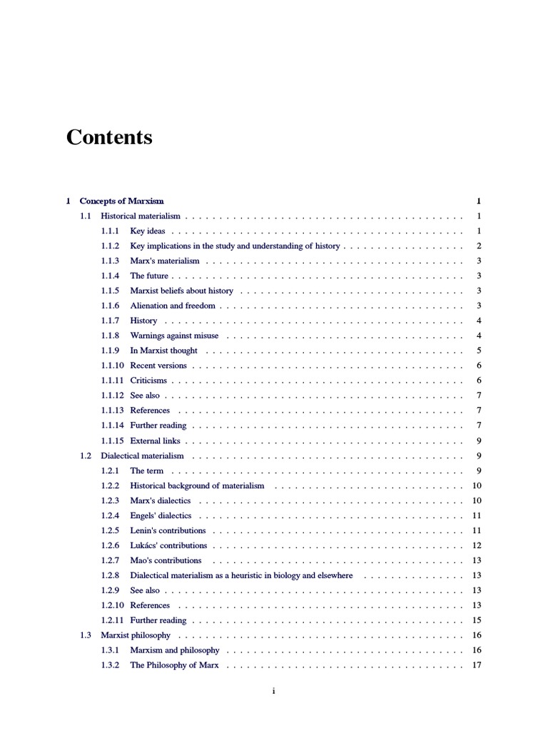 Concepts Of Marxism | PDF | Philosophical Traditions | Economic.