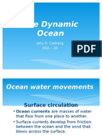 The Dynamic Ocean: Jelly D. Cadiang Bsa - 2B