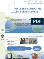 Rheology of Self-Compacting Concrete Mortar Phase