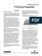 (Instreng - Com) DP Flowmeter Rangeability