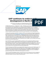 SAP Continues to Endorse Skills Development in North Africa