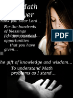 Math Prayer with background music