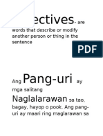 Adjectives