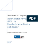 NG911 StandardsIdentificationAnalysis