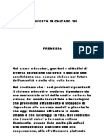 Manifesto Di Chicago '91