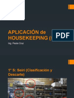 APLICACIÓN de HOUSEKEEPING (5 S´)I