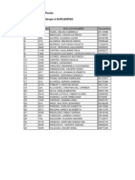 Sorteo IPV Rawson Pocito - Grupo 2 Suplentes