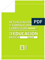 Actualización y Fortalecimiento Curricular de La Educación Básica 2010