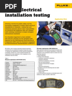 20145122 Fluke Appnotes Basic Electrical Install Testing
