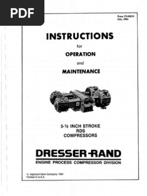 Compresor Rds Dresser Rand