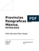 Provincias Fisiograficas de México