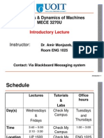 Instructor:: Kinematics & Dynamics of Machines MECE 3270U