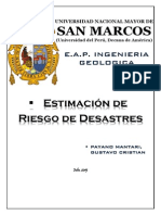 Estimacion de Riesgo Villa El Salvador