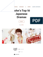John's Top 10 Japanese Dramas - Tofugu