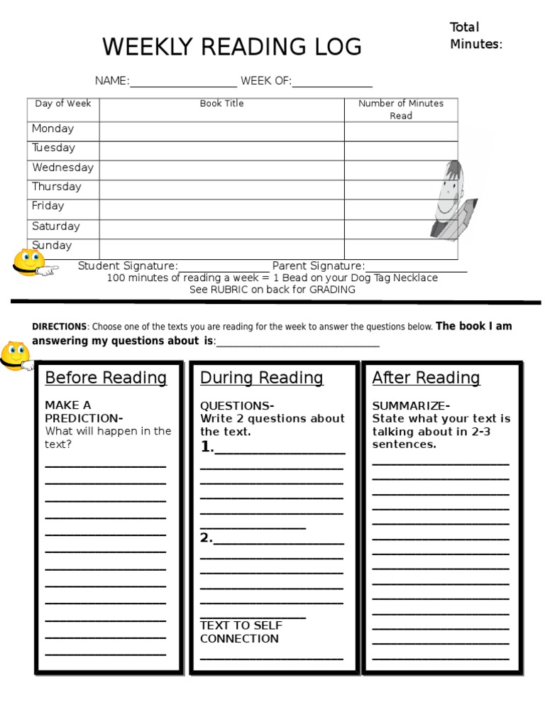 Reading Sheet | PDF