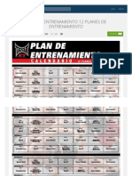 PLAN DE ENTRENAMIENTO 12 PLANES DE ENTRENAMIENTO - Jorge Magaña - Academia PDF