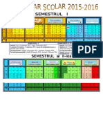 Calendar Scolar 2015-2016