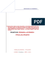 UPE Modelo de Projetos Versao Jan2007