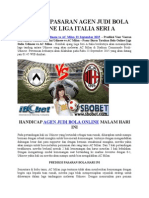 Bursa Pur Puran Bola Udinese Vs Ac Milan 23 September 2015