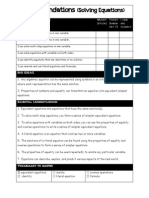Unit 1 Foundations - Solving Equations