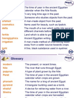 Glossary: Akhet Ancient Archaeologist Artefact Cosmetics Delta Fertile Hieroglyphics Irrigation Kohl