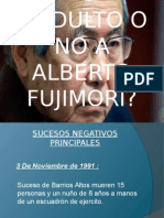 Indulto o No A Alberto Fujimori