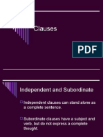 Independent and Subordinate