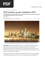 IFSC Project As Per Schedule - GIFT - Livemint