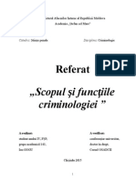 Scopul Si Functiile Criminologiei