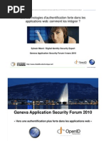 Download Geneva Application Security Forum 2010 by Sylvain MARET SN28230506 doc pdf