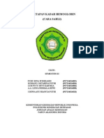 Penetapan Kadar Hemoglobin