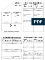 Solving Equations Notes