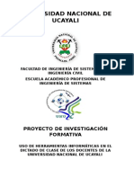 Proyecto de Investigacion Formatiova 2015-I