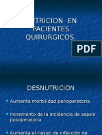 NUTRICION  PACIENTES QUIRURGICOS